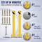 HeavyDuty 45 Steel Pipe Bollard 36 Yellow Safety Post With Reflective Strips  Anchor Bolts For Traf 4