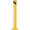 HeavyDuty 45 Steel Pipe Bollard 36 Yellow Safety Post With Reflective Strips  Anchor Bolts For Traf 8