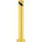 HeavyDuty 45 Steel Pipe Bollard 36 Yellow Safety Post With Reflective Strips Anchor Bolts For Traf 8