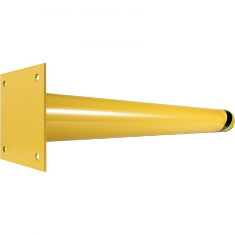 HeavyDuty 45 Steel Pipe Bollard 36 Yellow Safety Post With Reflective Strips  Anchor Bolts For Traf 10