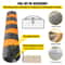 72 Long Modular Speed Bump 22000 LBS Load Rating HeavyDuty Driveway Cable Protector For Asphalt 6