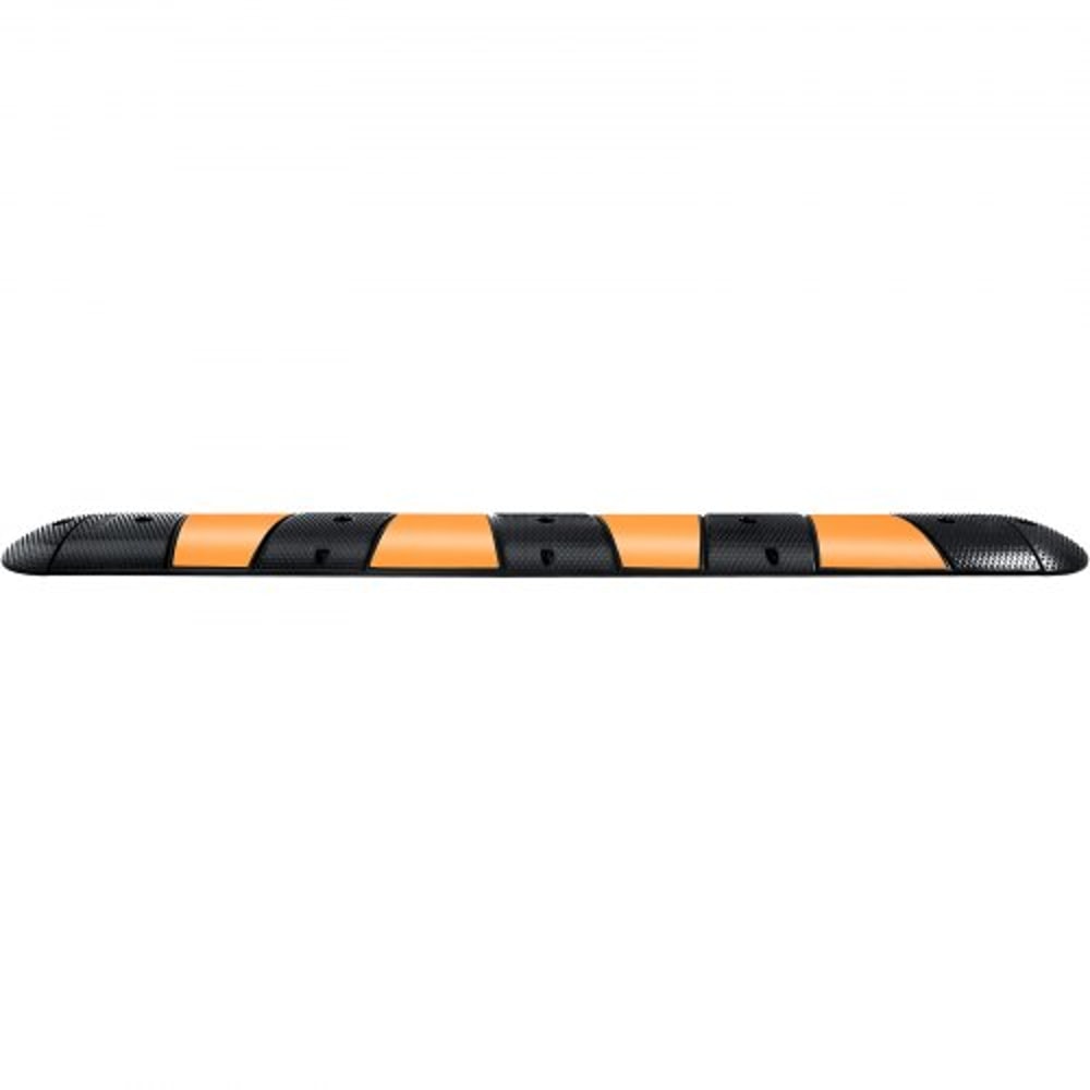 72 Long Modular Speed Bump 22000 LBS Load Rating HeavyDuty Driveway Cable Protector For Asphalt 9