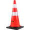 30Inch Orange Traffic Cones 8Pack HeavyDuty PVC Construction Cones With Reflective Strips 15 Weigh 8