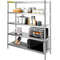 Stainless Steel Garage Shelf 5Tier Storage Shelving Unit 709 X 177 X 709 Inch Heavy Duty Adjustable 1