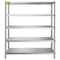 Stainless Steel Garage Shelf 5Tier Storage Shelving Unit 709 X 177 X 709 Inch Heavy Duty Adjustable 8