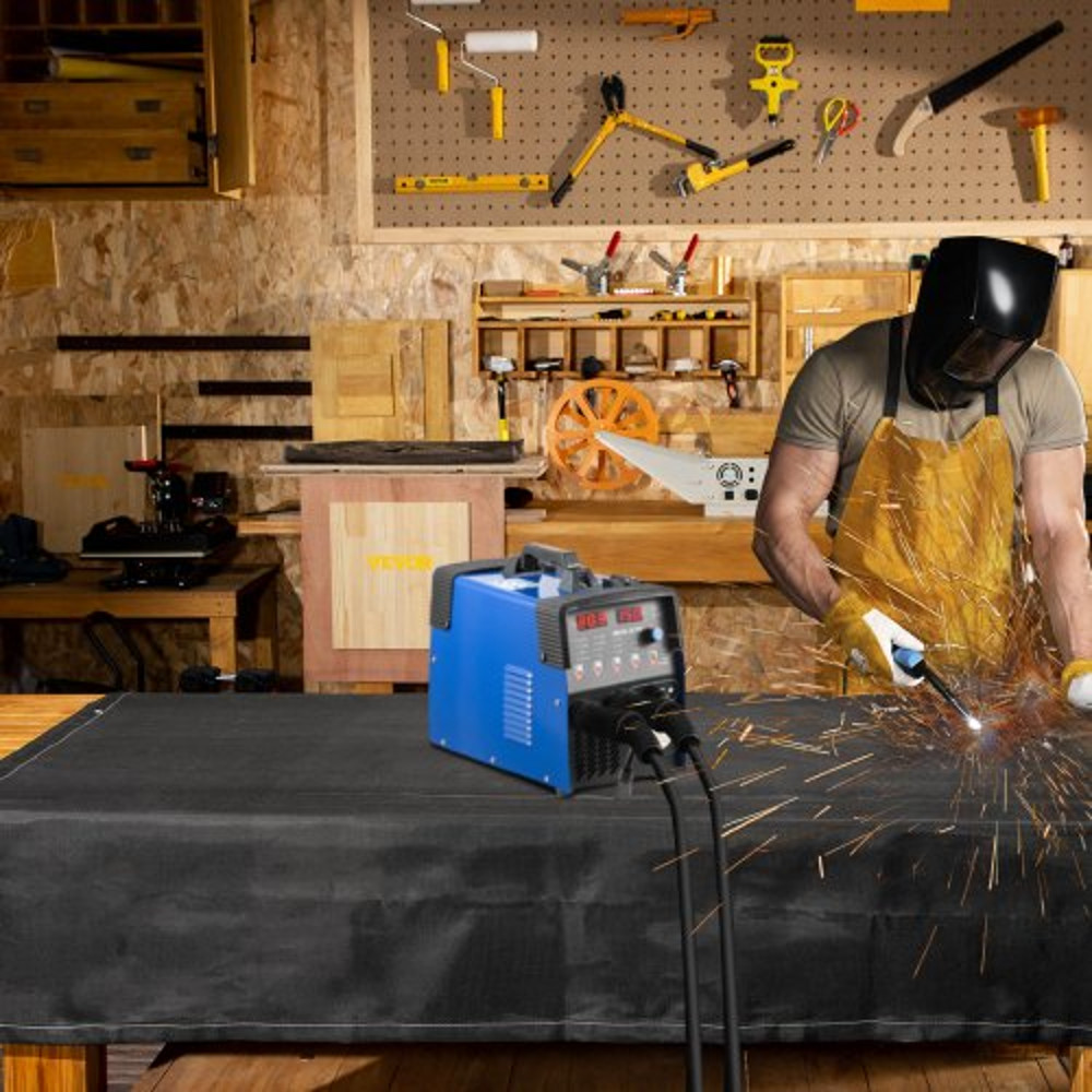 6 X 10 Fire Suppression Blanket 1022F Flame Retardant Fiberglass Blanket With 8 Brass Grommets 1