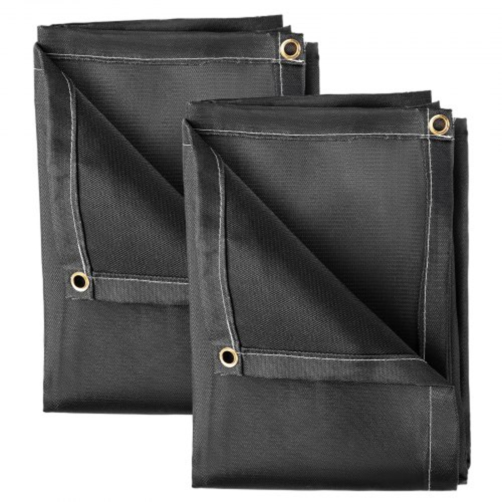 6 X 10 Fire Suppression Blanket 1022F Flame Retardant Fiberglass Blanket With 8 Brass Grommets 8