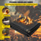 Fiberglass Fire Retardant Blanket 1022F HeatResistant Black Emergency Fire Blanket With 12 Brass Gr 3