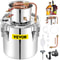 Stainless Steel Whiskey Making Kit For DIY Alcohol 132Gal Moonshine Still WWater Pump Copper Conde 1