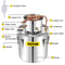 Stainless Steel Whiskey Making Kit For DIY Alcohol 132Gal Moonshine Still WWater Pump Copper Conde 8
