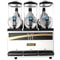 3x15L Commercial Slushy Machine 1200W Stainless Steel Frozen Drink Maker Adjustable Temperature 266 7