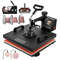 Multifunctional Heat Press Machine 15x15 8pc Combo Kit WDual LED Display Professional TShirt Mug 1