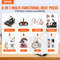 Multifunctional Heat Press Machine 15x15 8pc Combo Kit WDual LED Display Professional TShirt Mug 2