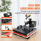 Multifunctional Heat Press Machine 15x15 8pc Combo Kit WDual LED Display Professional TShirt Mug 4