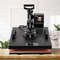 Multifunctional Heat Press Machine 15x15 8pc Combo Kit WDual LED Display Professional TShirt Mug 0