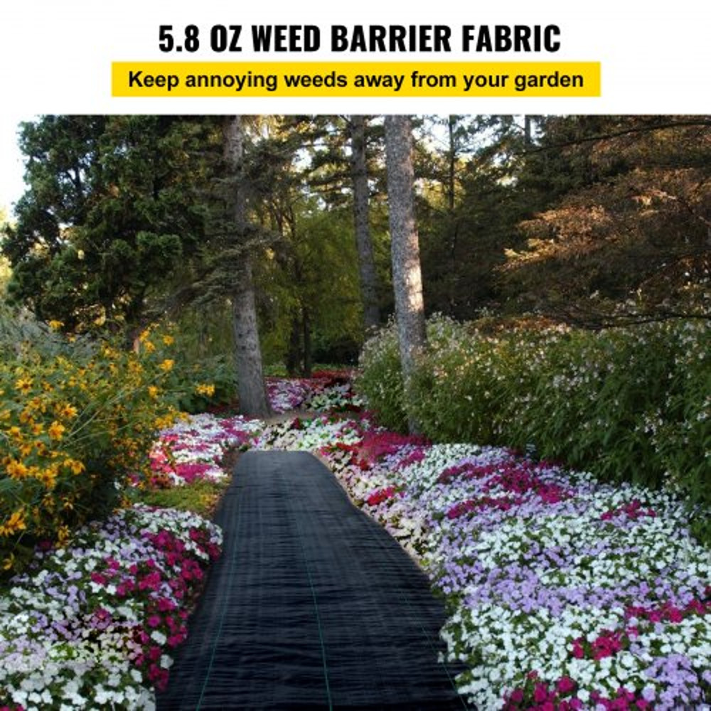 4ft X 100ft Weed Block Landscape Fabric HeavyDuty Woven Geotextile Ground Cover For Gardening 2