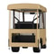 300D Waterproof Golf Cart Enclosure 4Sided Fairway Deluxe Cover With Clear PVC Windows Compatible 9