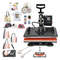 8in1 Heat Press Machine 12x15 Digital Transfer Press For TShirts Mugs Hats Plates Caps Profession 1