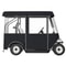 4Sided Fairway Deluxe Golf Cart Enclosure 300D Waterproof Cover With Clear Windows For 4Passenger E 10