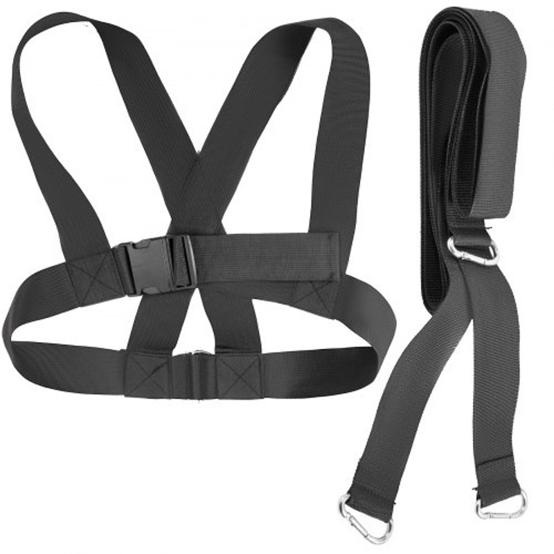 Heavy Duty Weight Sled System, Push Pull Drag Power Sled for Speed, Strength & Athlete Training, High Capacity