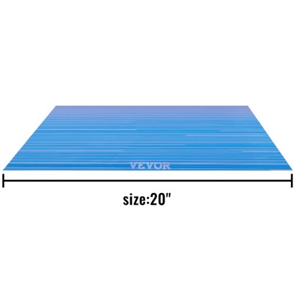 RV Awning Replacement Fabric, Ocean Blue Fade Camper Awning Canopy for Trailer, Patio, SUV, and Van, Heavy-Duty Vinyl