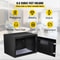 Steel CU.FT Safe Box for Cash, Jewelry & Guns, Biometric Safe Box with Fingerprint Unlock, Digital Keypad & Backup Keys