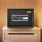 Steel CU.FT Safe Box for Cash, Jewelry & Guns, Biometric Safe Box with Fingerprint Unlock, Digital Keypad & Backup Keys