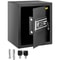 Steel CU.FT Digital Safe Box w/ Fingerprint Unlock, Keys & Keypad, Secure Money Safe for Jewelry, Pistols & Documents