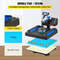 Heat Press Machine, Digital Sublimation T-Shirt & Vinyl Transfer Printer with Swing Away Design, Fast Heating