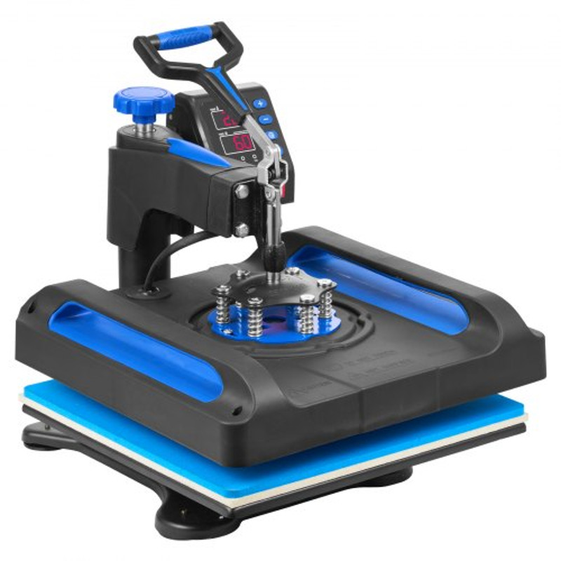 Heat Press Machine, Digital Sublimation T-Shirt & Vinyl Transfer Printer with Swing Away Design, Fast Heating