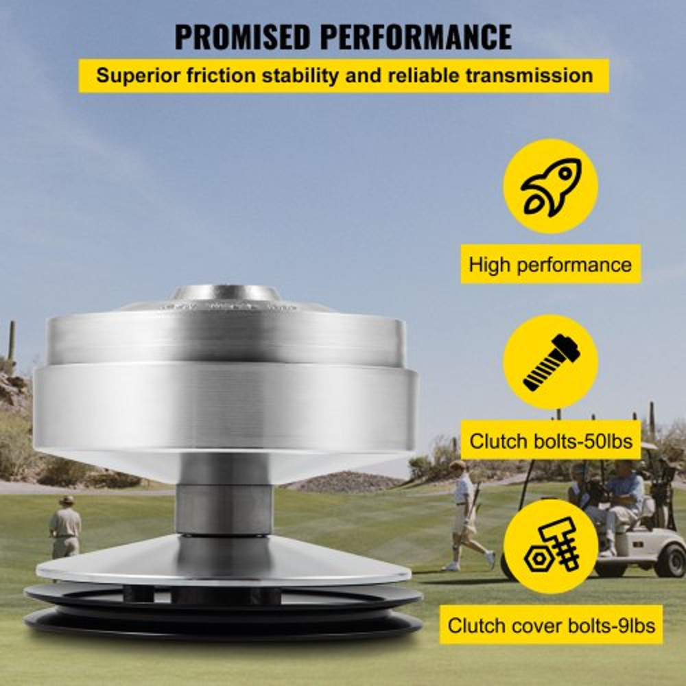 Premium Club Car Gas Golf Cart Drive Clutch DS & Precedent Front Clutch Assembly, Compatible with Club Car DS, Precedent