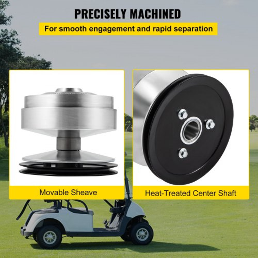 Premium Club Car Gas Golf Cart Drive Clutch DS & Precedent Front Clutch Assembly, Compatible with Club Car DS, Precedent