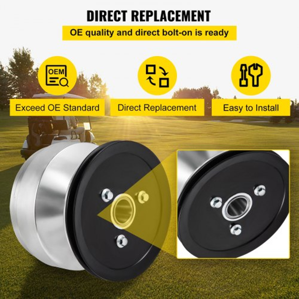 Premium Club Car Gas Golf Cart Drive Clutch DS & Precedent Front Clutch Assembly, Compatible with Club Car DS, Precedent