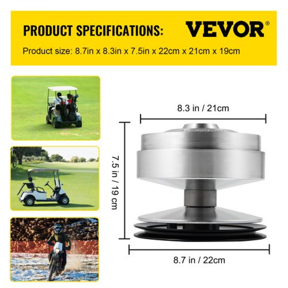 Premium Club Car Gas Golf Cart Drive Clutch DS & Precedent Front Clutch Assembly, Compatible with Club Car DS, Precedent