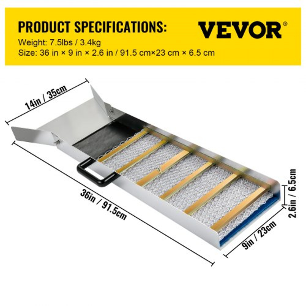 Lightweight Aluminum Alloy Sluice Box for Gold Prospecting, Compact Mini Sluice with Miners Moss for River, Creek