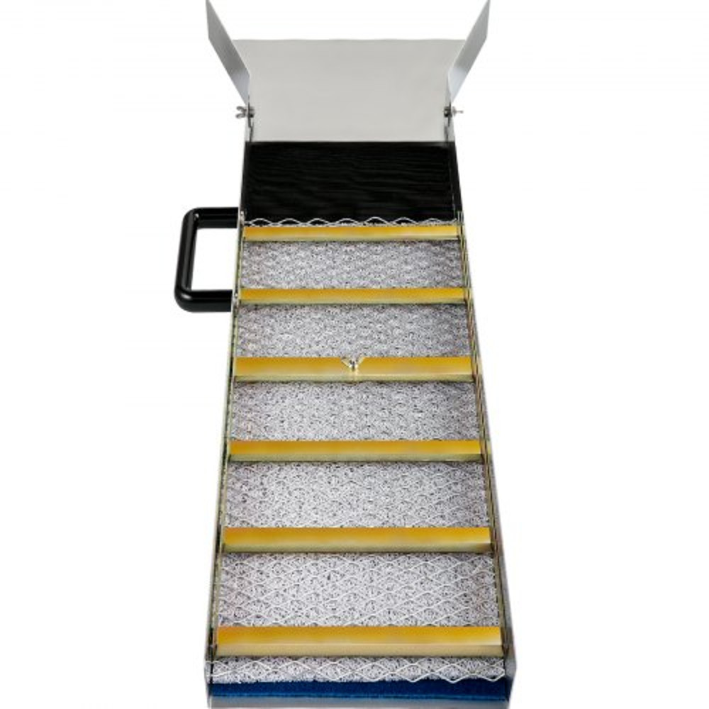 Lightweight Aluminum Alloy Sluice Box for Gold Prospecting, Compact Mini Sluice with Miners Moss for River, Creek