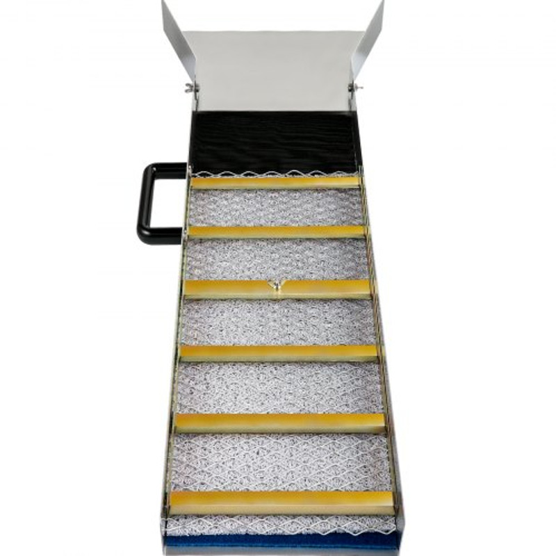 Lightweight Aluminum Alloy Sluice Box for Gold Prospecting, Compact Mini Sluice with Miners Moss for River, Creek