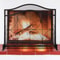 Heavy Duty Fireplace Screen, Freestanding Iron Spark Guard with Broom, Tong, Shovel & Poker, Metal Mesh, Fire Screen