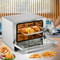 Commercial Convection Oven, Quarter-Size Electric Baking Oven Countertop Tier Toaster w/ Glass Door, Wire Racks, Clip