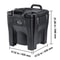 Insulated Food Carrier, Stackable Catering Hot Box w/ Stainless Steel Barrel, LLDPE Top Load Food Warmer for Restaurant