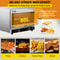 Commercial Convection Oven, Electric Countertop Tier Toaster, Stainless Steel Baking Oven w/ Trays, Wire Racks