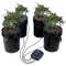 DWC Hydroponic System Gallon Buckets, Deep Water Culture Growing Bucket Kit with Pump, Air Stone & Water Level Device