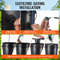 DWC Hydroponic System Gallon Buckets, Deep Water Culture Growing Bucket Kit with Pump, Air Stone & Water Level Device