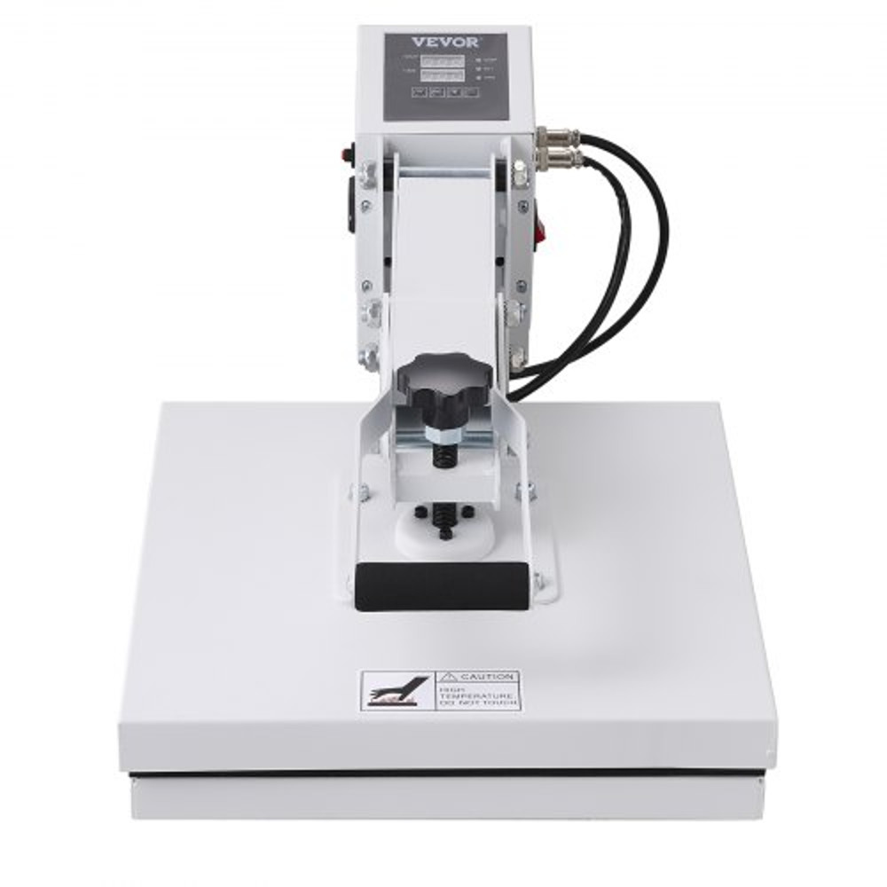 High Pressure Heat Press Machine, White Digital Sublimation Printer for T-Shirts, Fast Heating Power Transfer Press