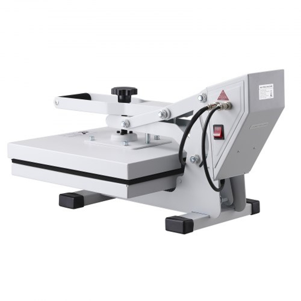 High Pressure Heat Press Machine, White Digital Sublimation Printer for T-Shirts, Fast Heating Power Transfer Press