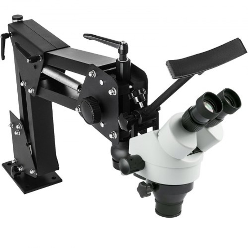 Micro Inlaid Mirror Multi-Directional Microscope with Spring Bracket, Jewelry Tools for Diamond Setting & Micro-Setting