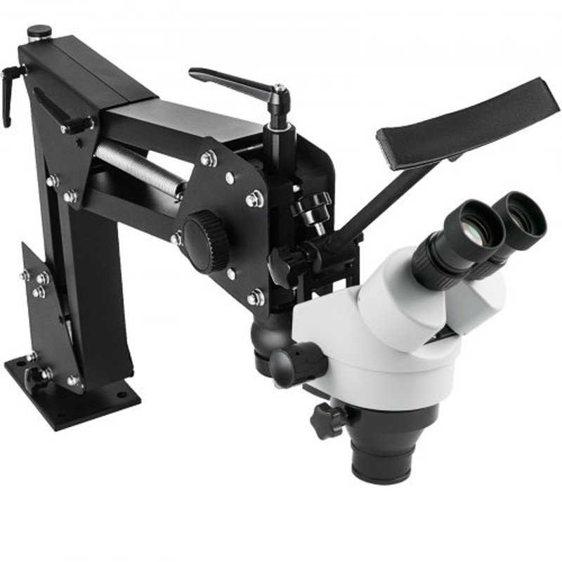 Micro Inlaid Mirror Multi-Directional Microscope with Spring Bracket, Jewelry Tools for Diamond Setting & Micro-Setting
