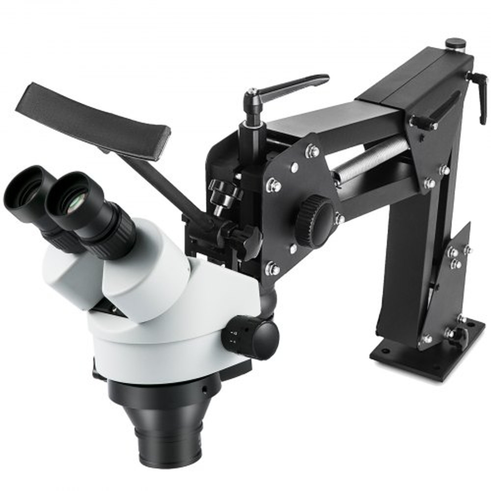 Micro Inlaid Mirror Multi-Directional Microscope with Spring Bracket, Jewelry Tools for Diamond Setting & Micro-Setting