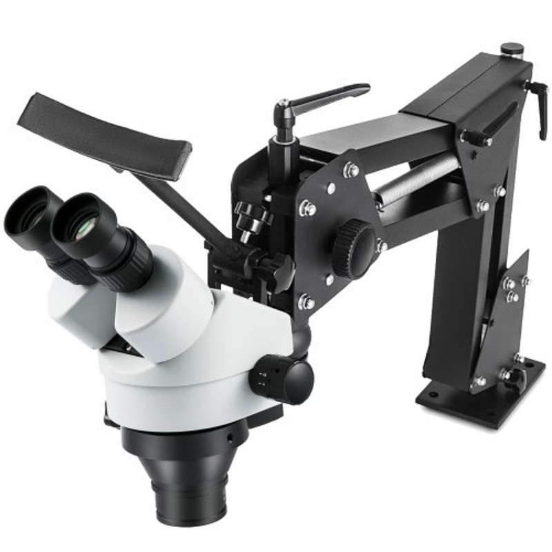Micro Inlaid Mirror Multi-Directional Microscope with Spring Bracket, Jewelry Tools for Diamond Setting & Micro-Setting