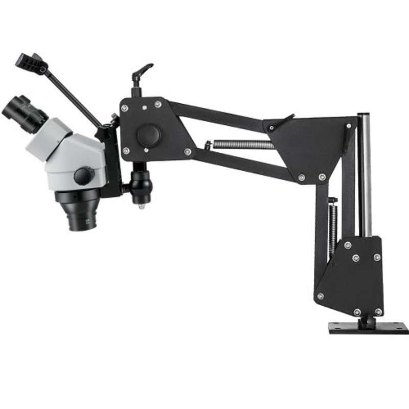 Micro Inlaid Mirror Multi-Directional Microscope with Spring Bracket, Jewelry Tools for Diamond Setting & Micro-Setting